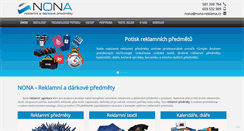 Desktop Screenshot of nona-reklama.cz
