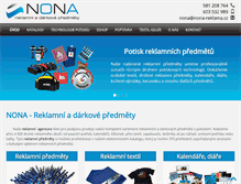 Tablet Screenshot of nona-reklama.cz